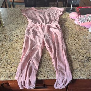 Old Navy Blush Pink Kids Jumpsuit